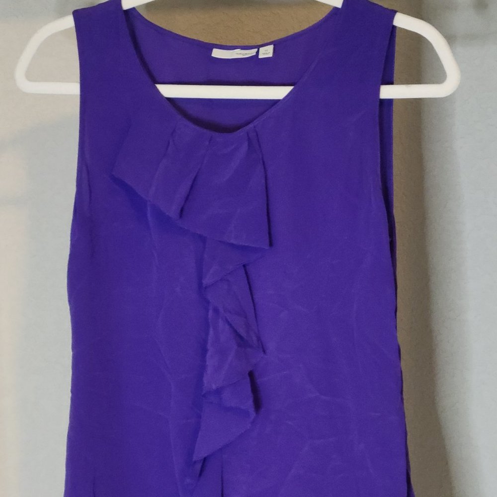 3 for $15, 5 for $20 Halogen purple ruffle shell